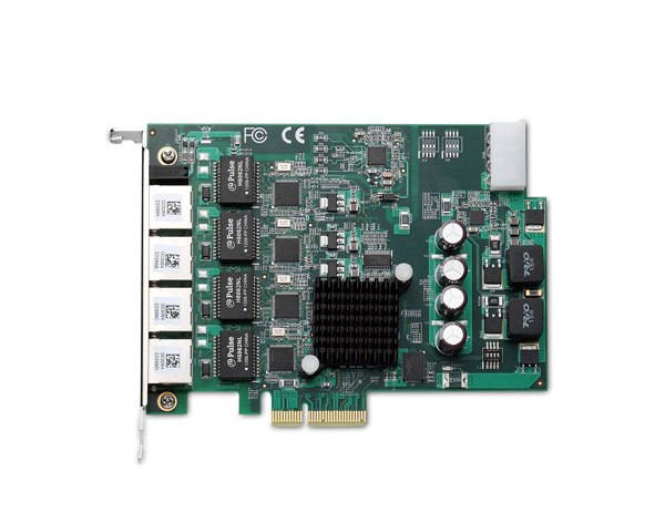 4通道凌华PoE高速图像采集卡PCIe-GIE64+